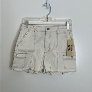 Modern NYC Women's Tan Cargo Shorts